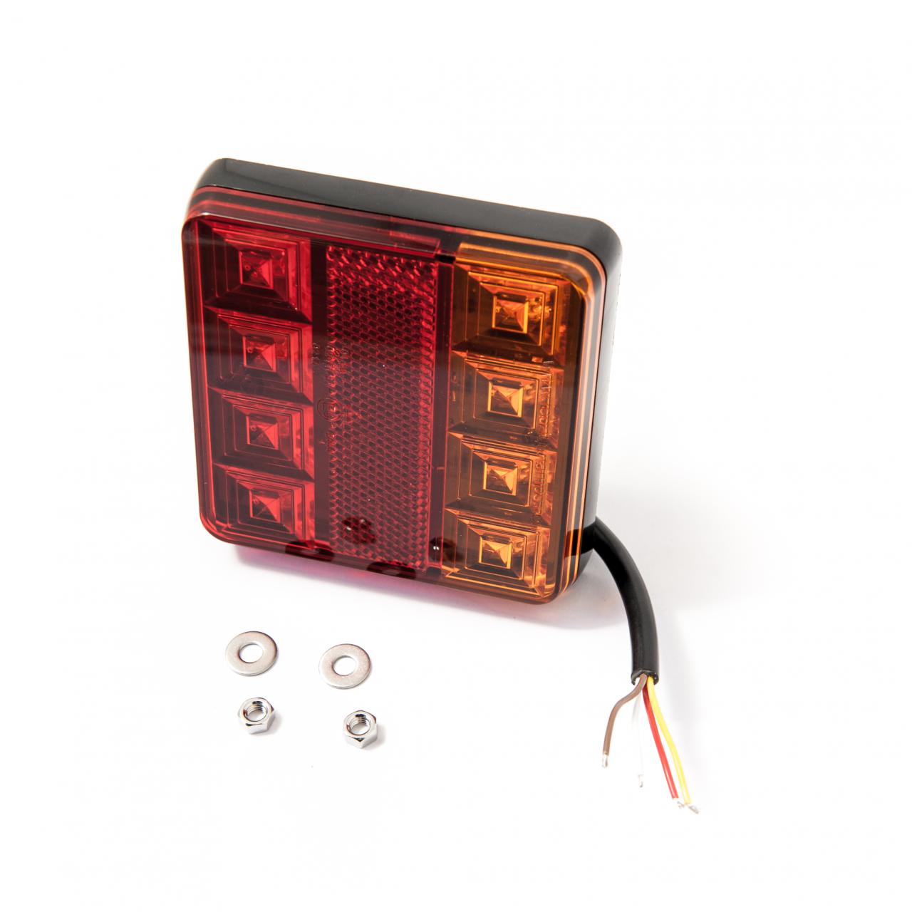 LED Autolamps 101BAR square rear lamp, 12v.
