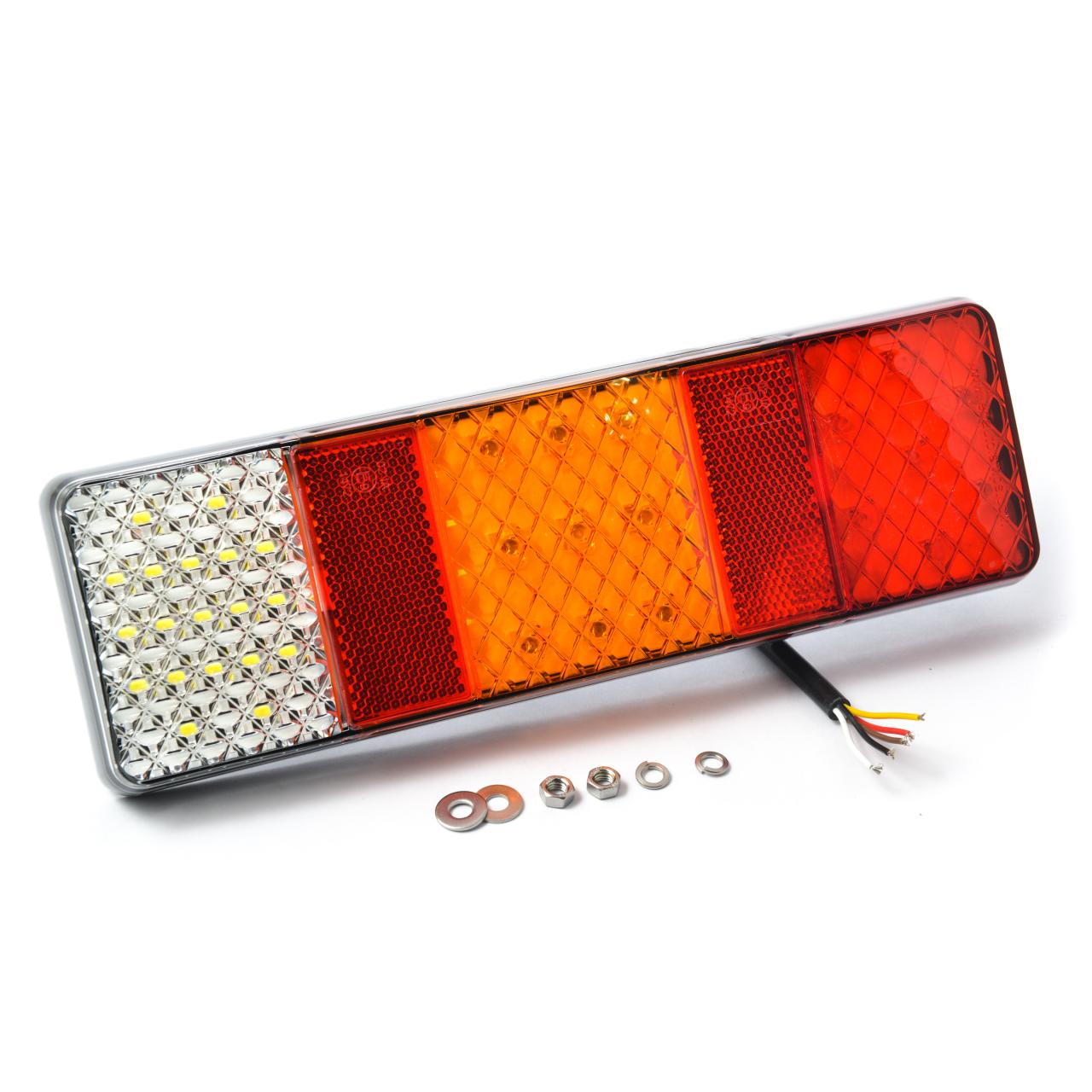 LED Autolamps 250WRM rectangular, 3 unit, lamp, 12v-24v