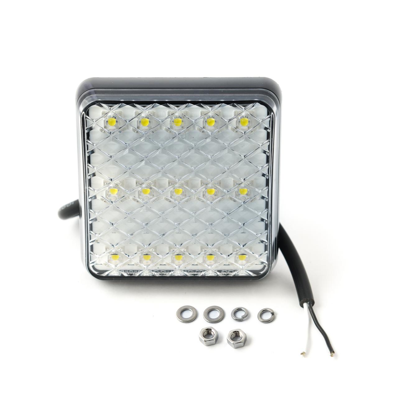 LED Autolamps 81WM square reverse lamp, 12v-24v,