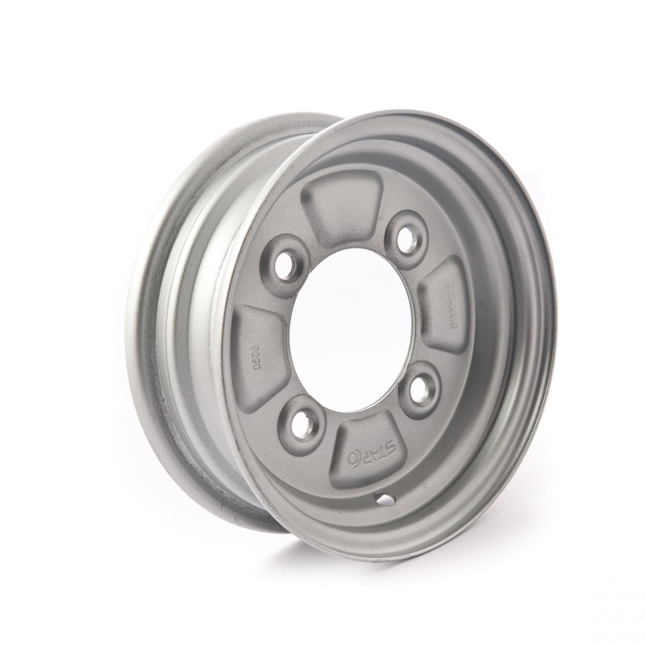 8 inch rim 4 studs on 115mm.