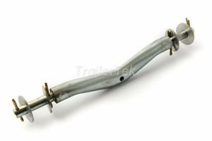 Curved bracket for 2 Blue ribbed rollers RLR710 with 15mm. bore