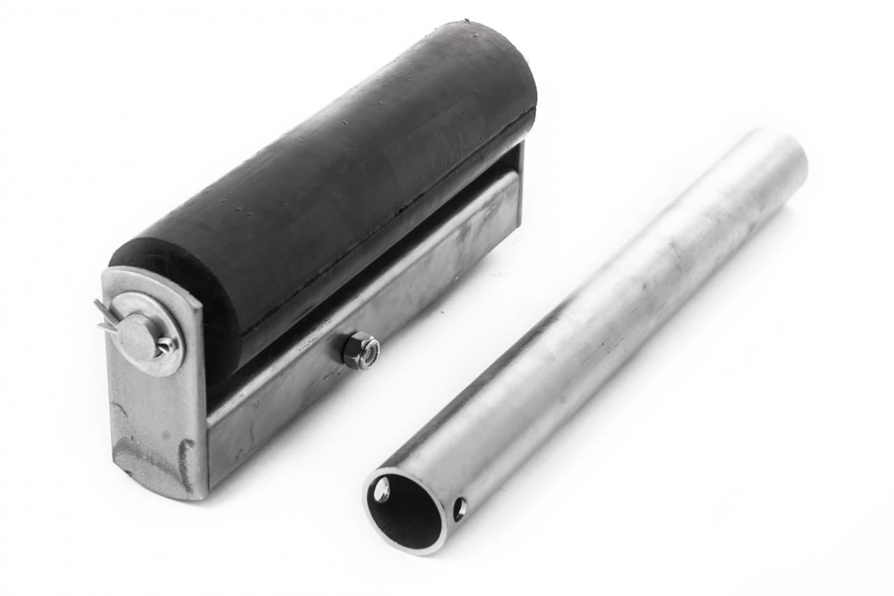 Parallel roller assembly with stem