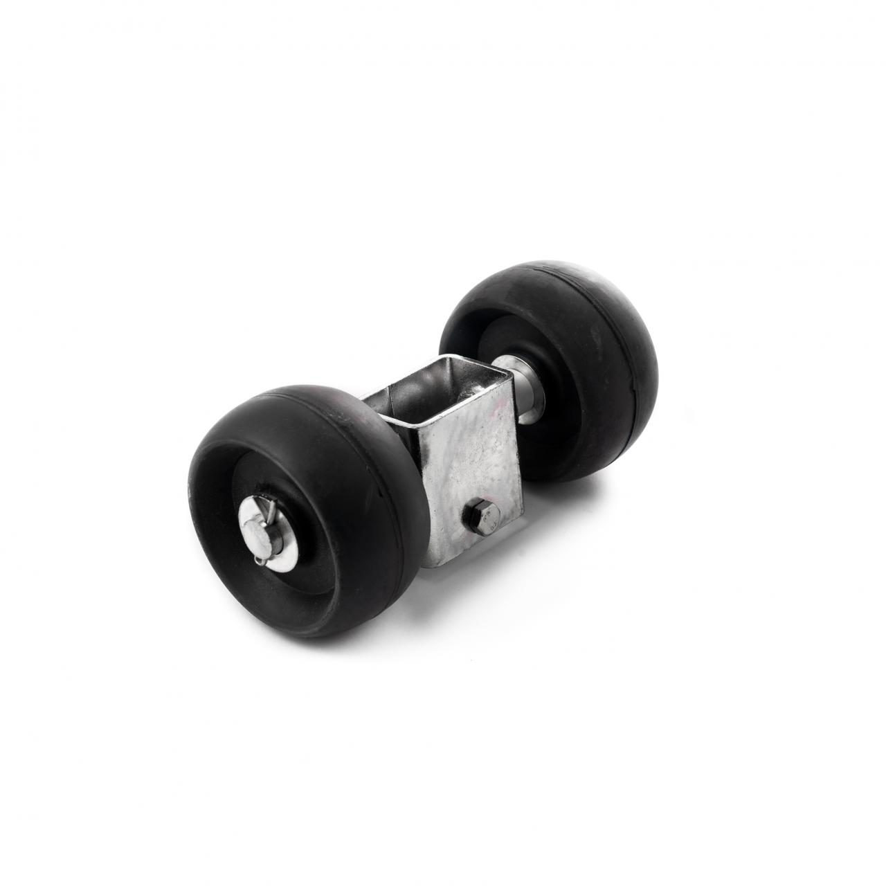 Castor roller assembly