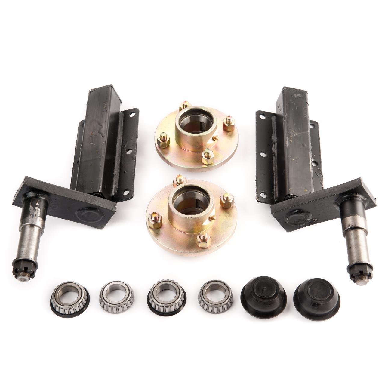 Peak 350 kg. suspension kit, extended stubs with cast hubs