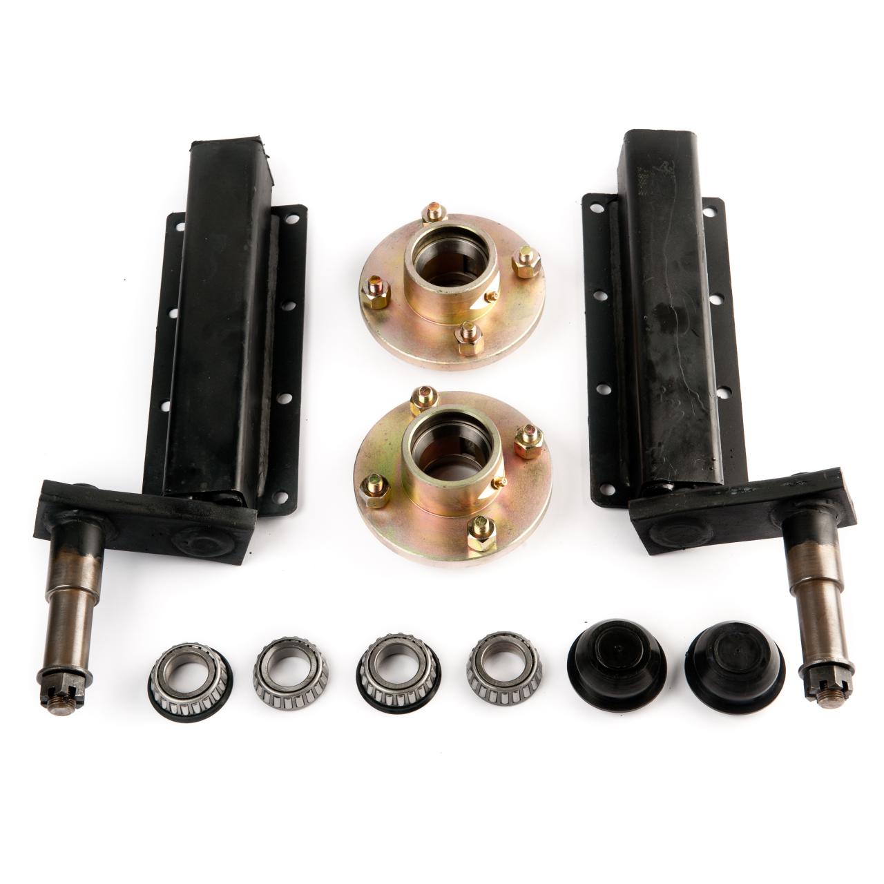 Peak 500 kg. suspension kit, extended stubs with cast hubs