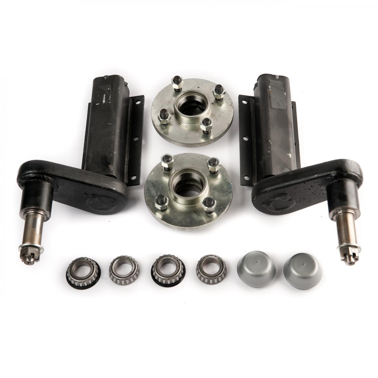 Avonride 350 Kg. suspension kit, extended stubs with HUB180x2 with 100mm. PCD 