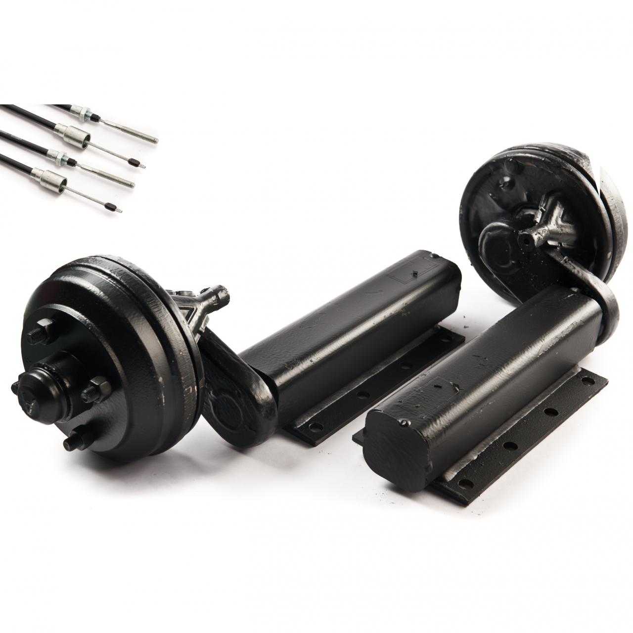 Avonride Braked Suspension Units 750kg - 4 on 100mm PCD