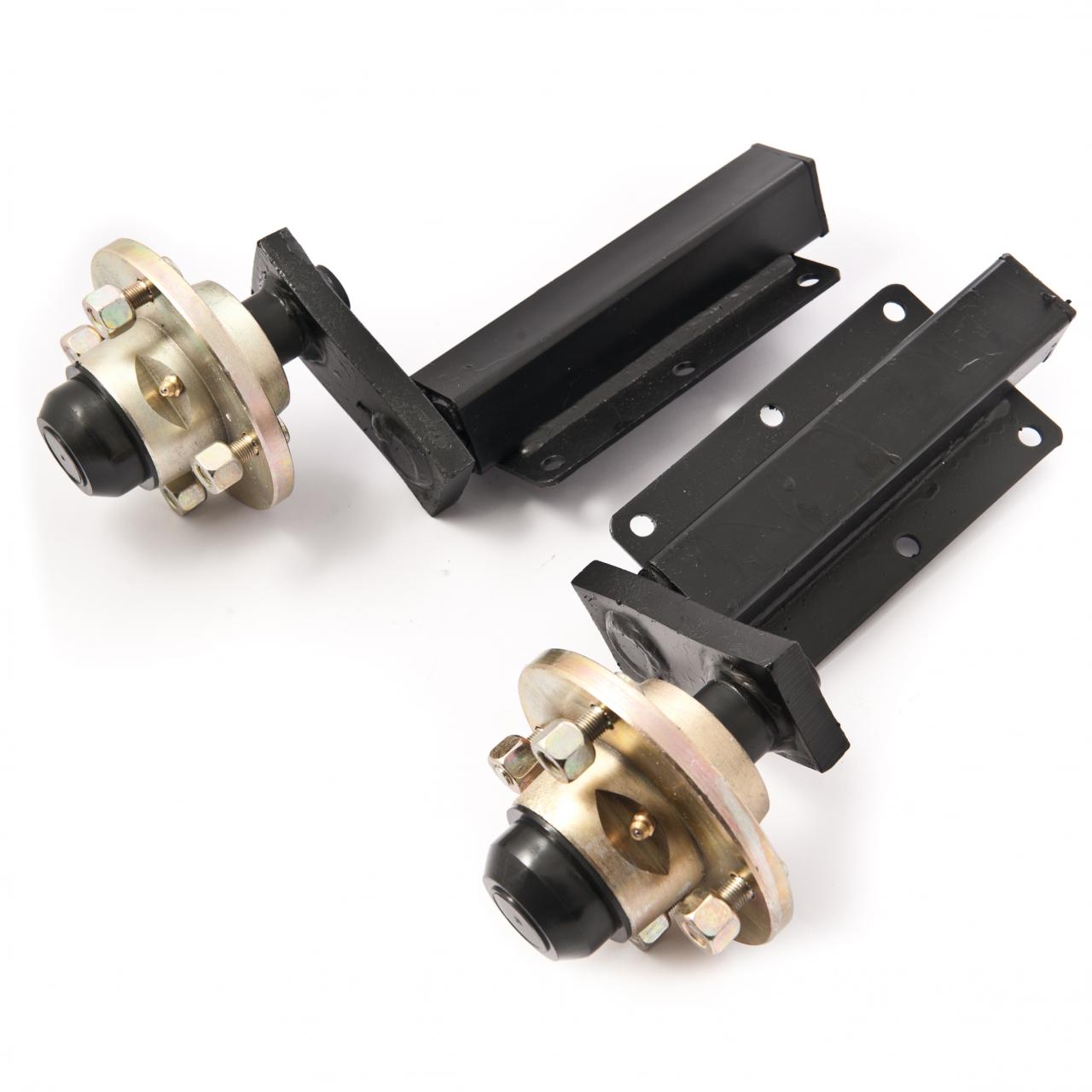 Peak 250kg - 350kg Standard Suspension Units With Cast Hubs Fitted