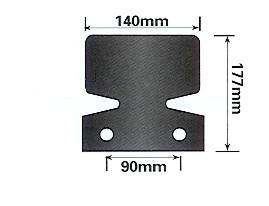 Bumper protector black, plain