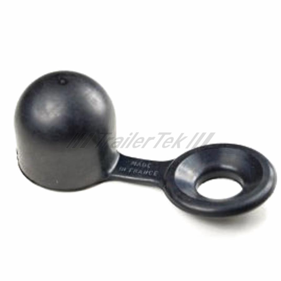 Rubber Towball Cap With Retaining Ring
