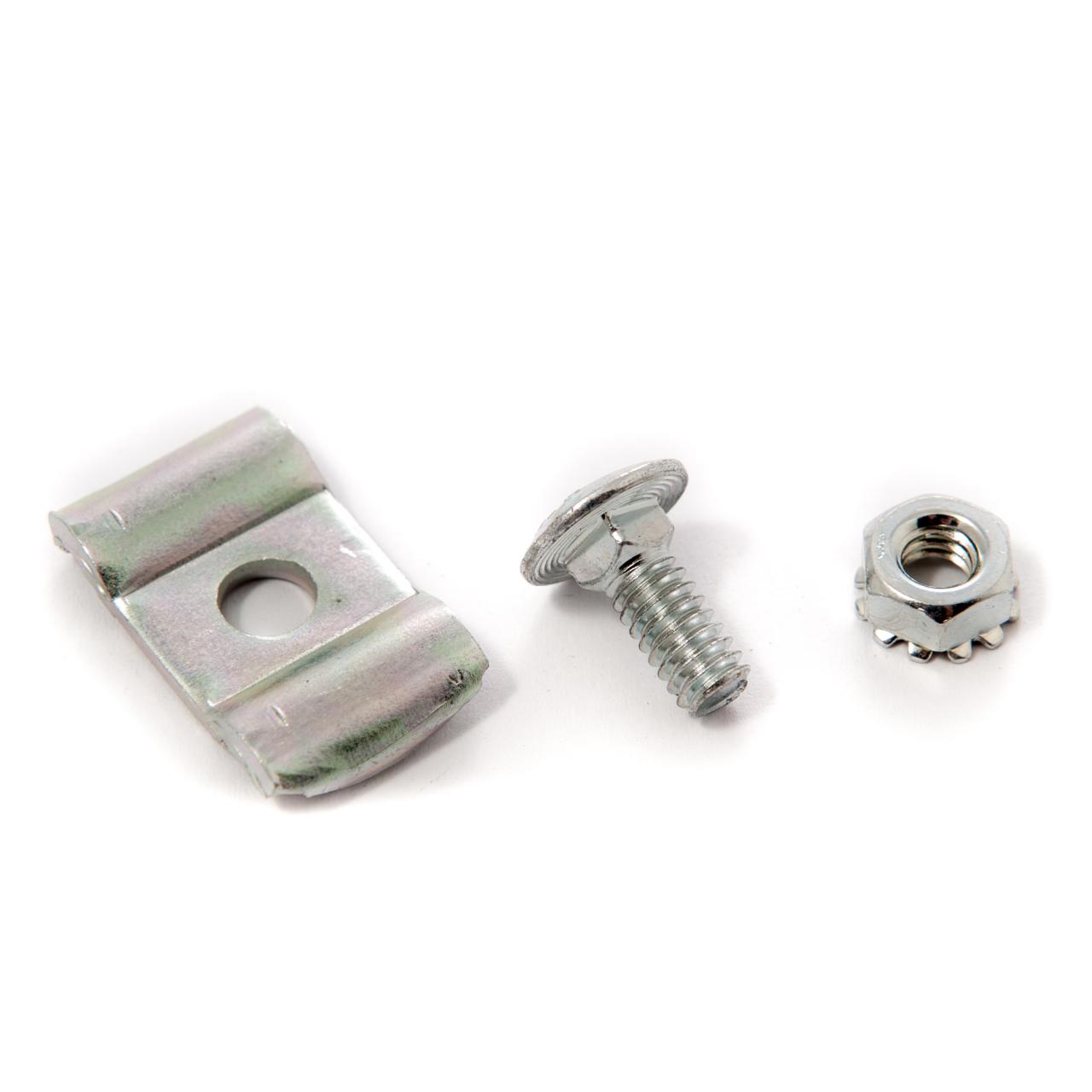 Winch cable clamping set