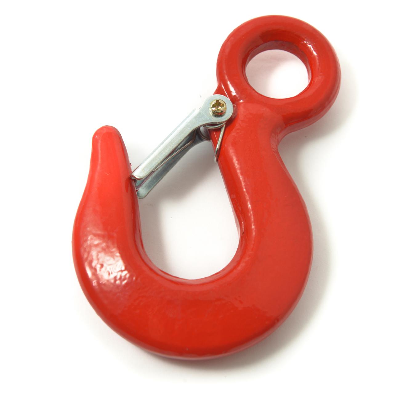 Winch Snap Hook, Red, SWL=3 Ton