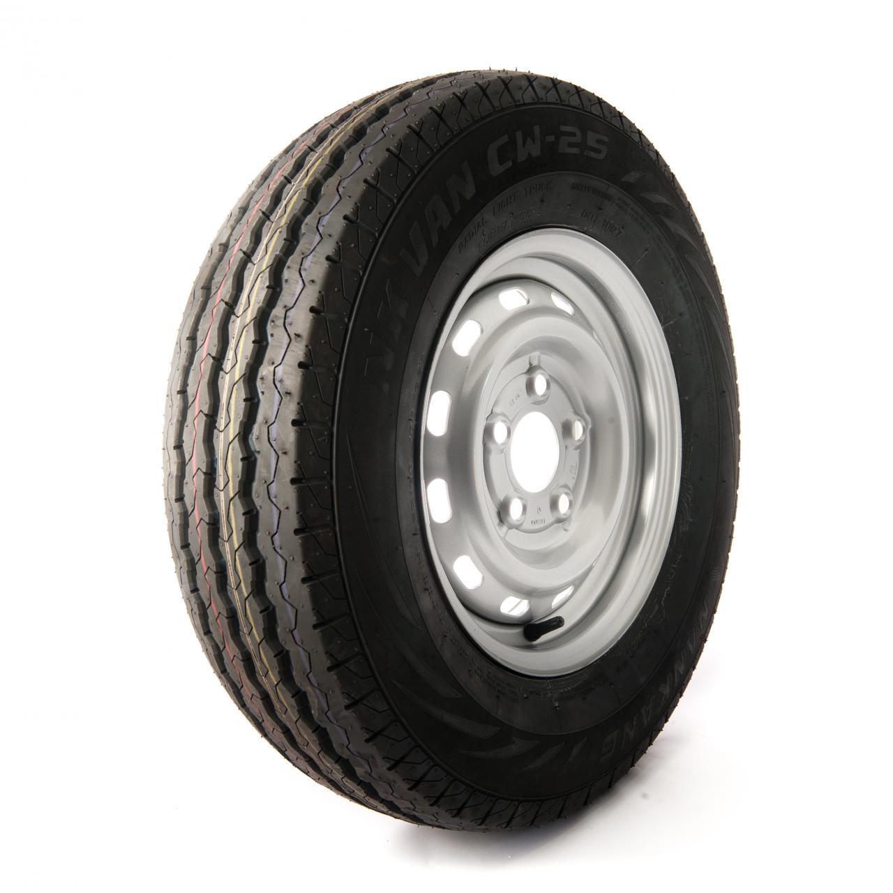 185/70 R13, 5 on 112mm. PCD wheel assembly