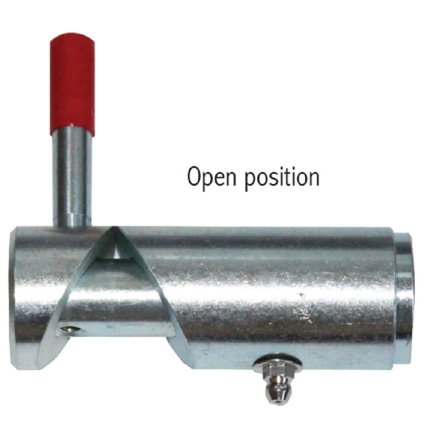 Small Twist bolt zinc plated weld on 53x25x12mm