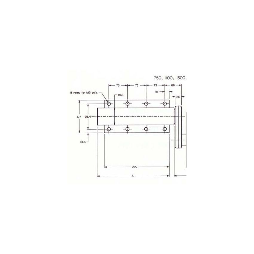 Avonride Braked Suspension Units 750kg - 4 on 100mm PCD