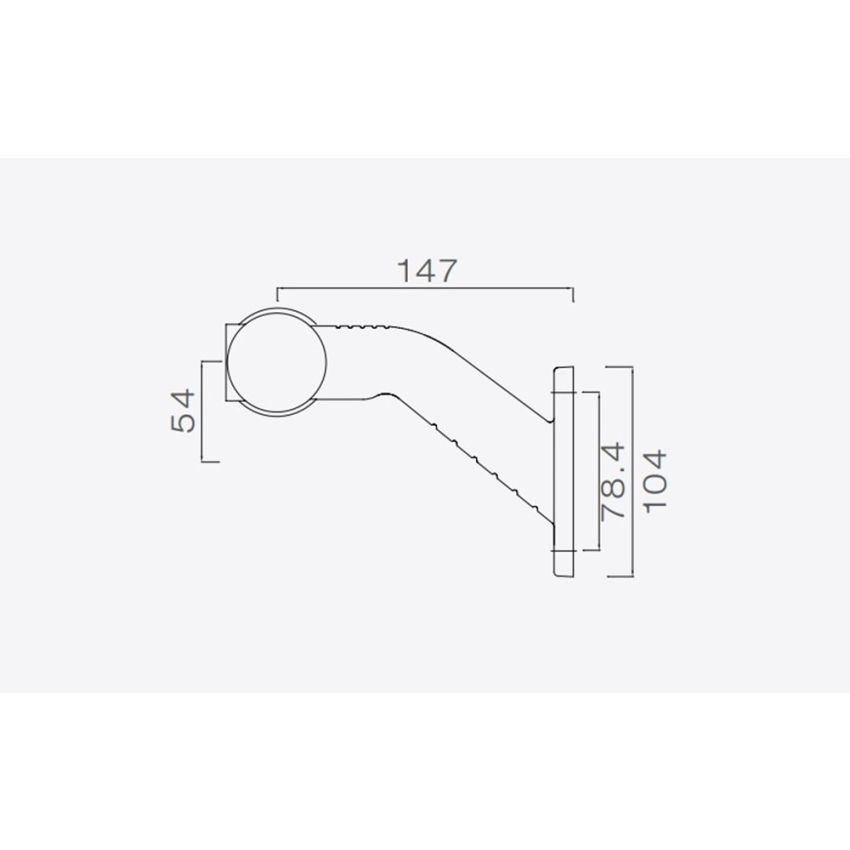 Superpoint 3 LED Z-Type LH 0.86m DC 12v - 31-3309-007