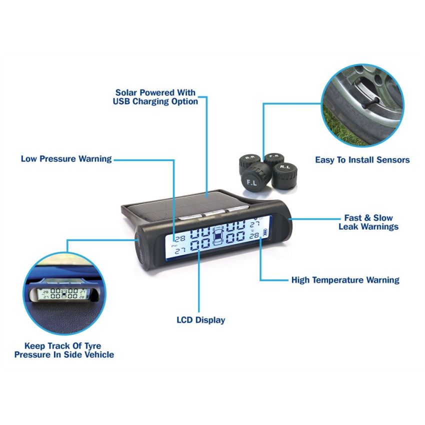 Vehicle Tyre Pressure Monitoring System Kit
