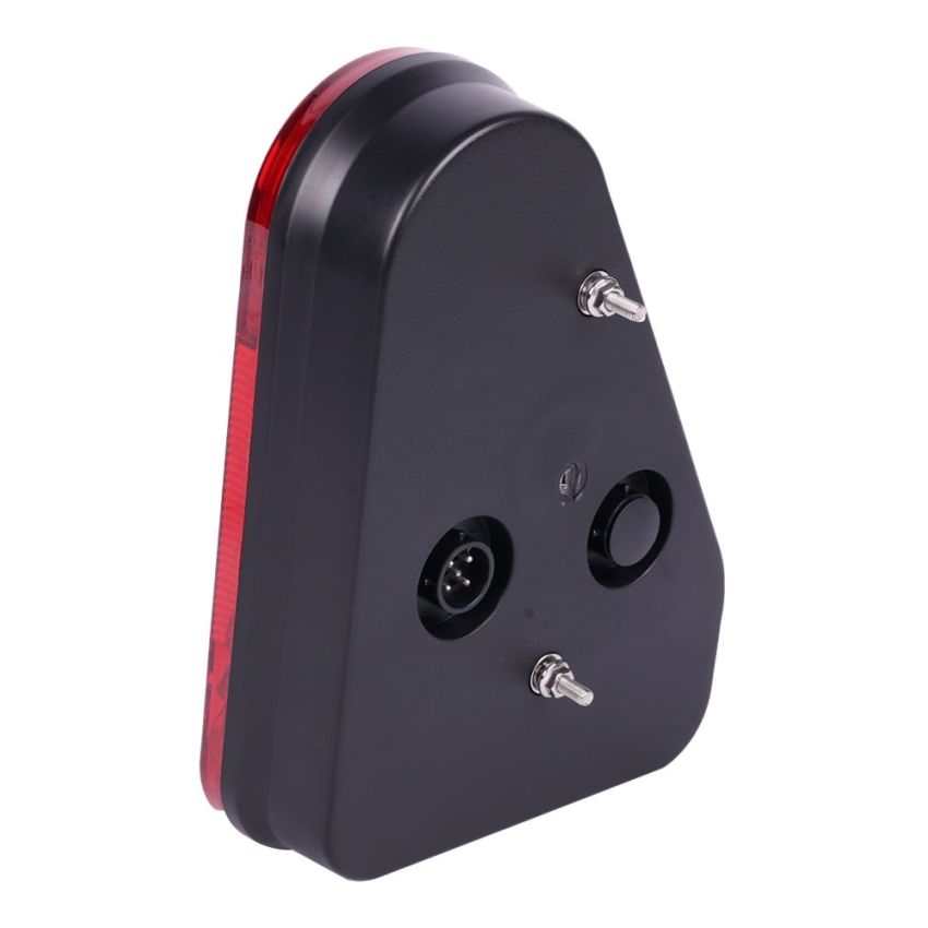 TrailerTek Bulbed Left Hand Trailer Light, Screw Base, 5-Pin Quick Fit Socket