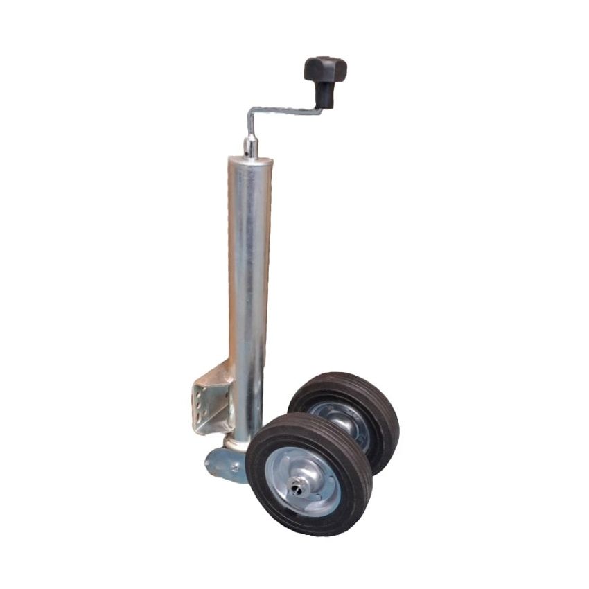 TrailerTek Jockey Wheel Twin wheel 60mm