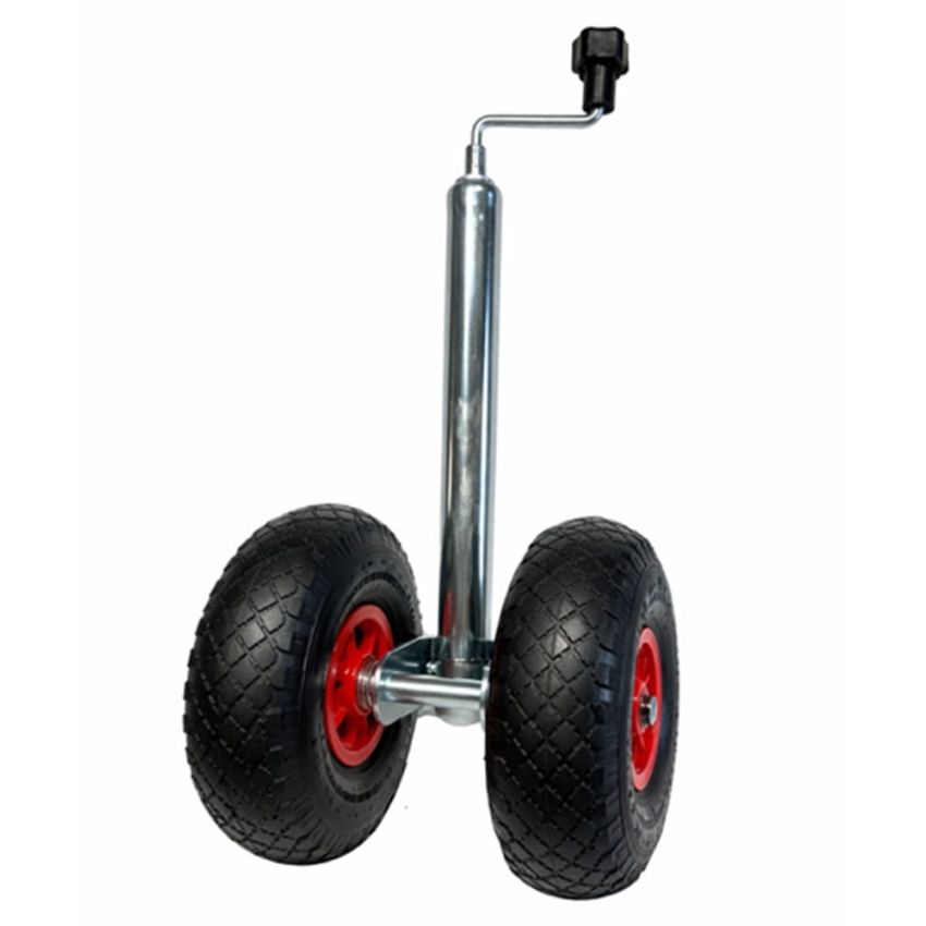 TrailerTek Jockey Wheel Twin wheel 60mm