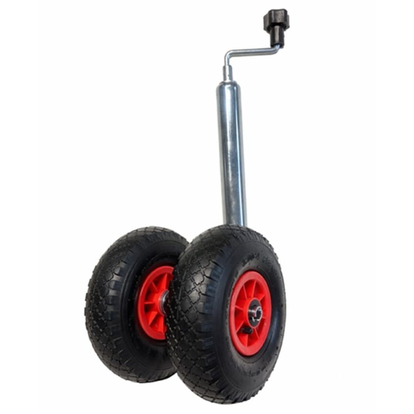 TrailerTek Jockey Wheel Twin wheel 60mm