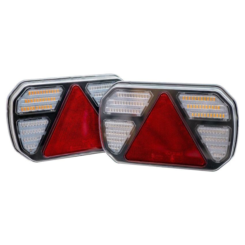 TrailerTek LED CAN 7-Function Magnetic Wireless Trailer Light Set 12/24V