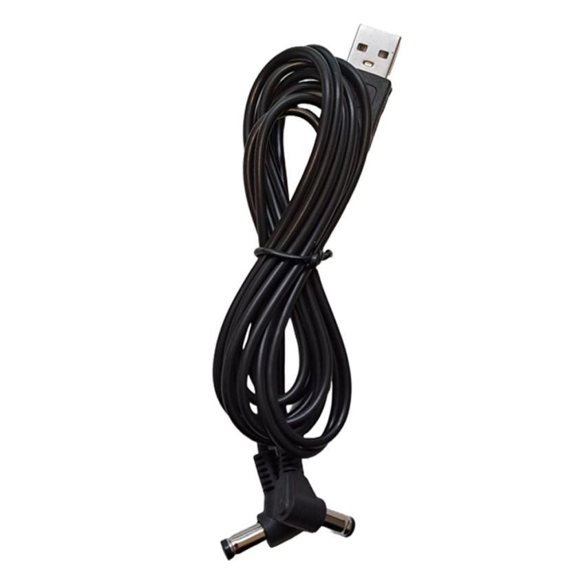 USB Charging Cable for Wireless Trailer Light, DC5V Output, 1 Metre Length, 2 DC Plug in One