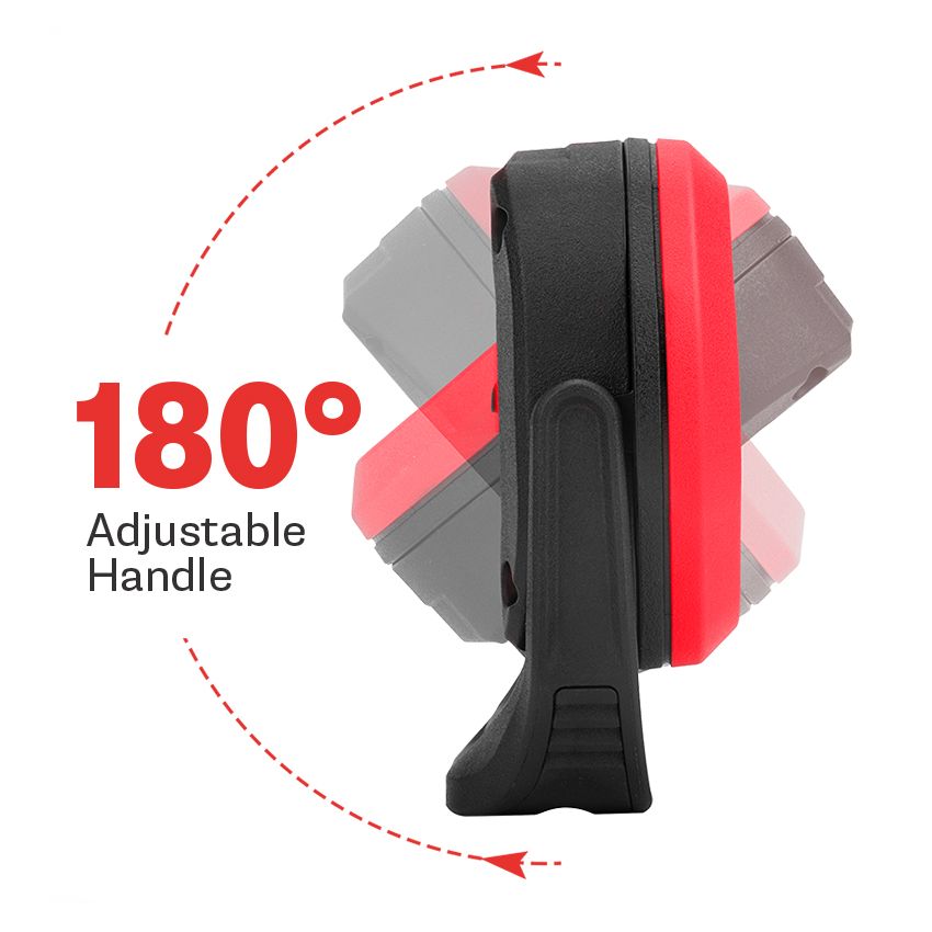 Dual-Beam Rechargeable Mini Work Light (100mm)