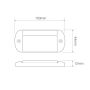 Low-Profile Front Marker – Black Housing