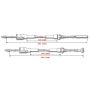 AL-KO Style Quick Fit 3155mm Brake Cable