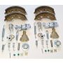 Al-Ko style 160x35mm brake shoe bundle kit