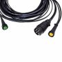 ASPOCK 7PIN - 2x 5 PIN QUICK FIT PLUG IN 5M WIRING HARNESS IVOR WILLIAMS TRAILER