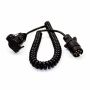 7-pin curly extension lead 5m. long
