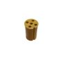 5 PIN YELLOW CONNECTOR - SUITABLE FOR ASPOCK WITHOUT PINS BK