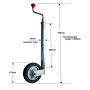 Bradley RotoLock 42mm. jockey wheel