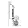 Kartt 48mm Autolift Ribbed Jockey Wheel