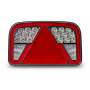 LED Trailer Light(Left), DC12-24V, Screw Base with 1 Metre Cable, LED Light Source, ABS+PC Housing