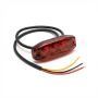 TRAILERTEK  LIGHT DC12-24V, RED LENS WITH RED LED, POSITION & BRAKE LIGHT, SCREW BASE WITH CABLE
