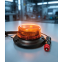 LED Warning Beacon, 3 Functions(Single  Flashing/Dual Flashing/Rotating), Screw Base,