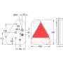 RADEX 2900 Left Hand Rear Combination Lamp 5-Function, Plug-In