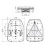 RADEX 6900 6-Function RH Light Cluster, Vertical, 6+4 Pin Plug-In