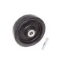 Cast steel spare wheel for H/D serrated jockey wheel