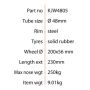 Kartt Premium 48mm heavy duty Jockey Wheel