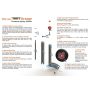 Kartt Heavy duty Ribbed Auto lift Jockey Wheel