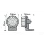 Britax Clear Front Marker Light