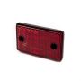 Red Rectangular Stick-On Rear Reflector