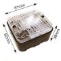 Square reversing lamp 12v., surface mounting