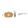 LED amber side marker light