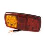 12V LED Rectangle Slim Line Combination Lamp Right Hand