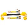 Motorcycle transport strap set